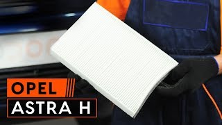 Montering af Pollenfilter OPEL ASTRA H (L48): gratis video