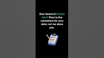 ✅Python Lists Explained in 20 Seconds. #shorts #python