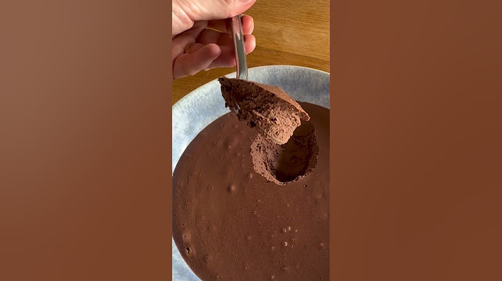 Čokoládová pěna 🍫