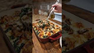 Weight Watchers Chicken Spinach and Mushroom Low Carb Oven Dish #weightwatchers #healthylifestyle