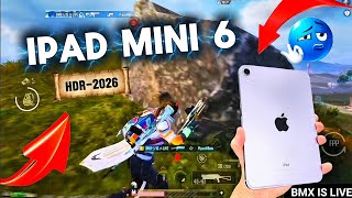 iPAD MINI 6 A15 Bionic chip || HDR + Extreme FULL GYRO + 4 FINGER GAMEPLAY #pubg #bgmi #handcam