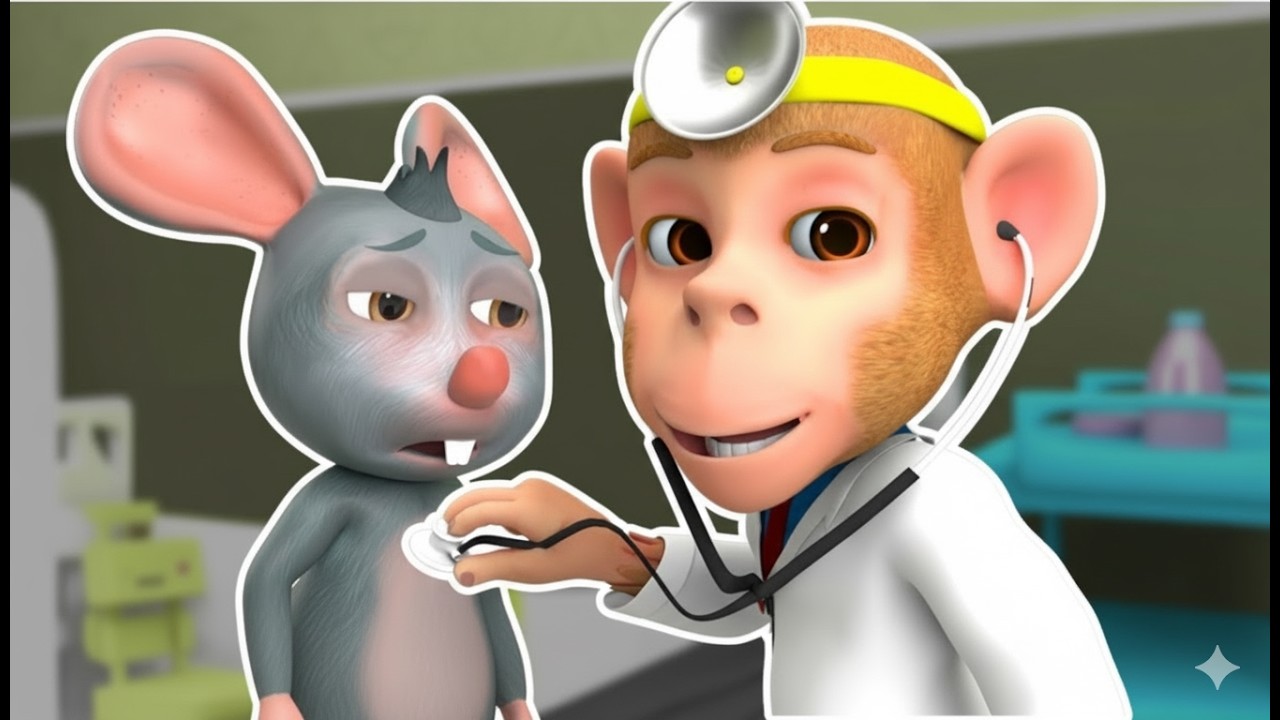 Aaj Mangalwar Hai Chuhe Ko Bukhar Hai | 3D Hindi Rhymes | Jhilmil Geet | NooNoo Kids