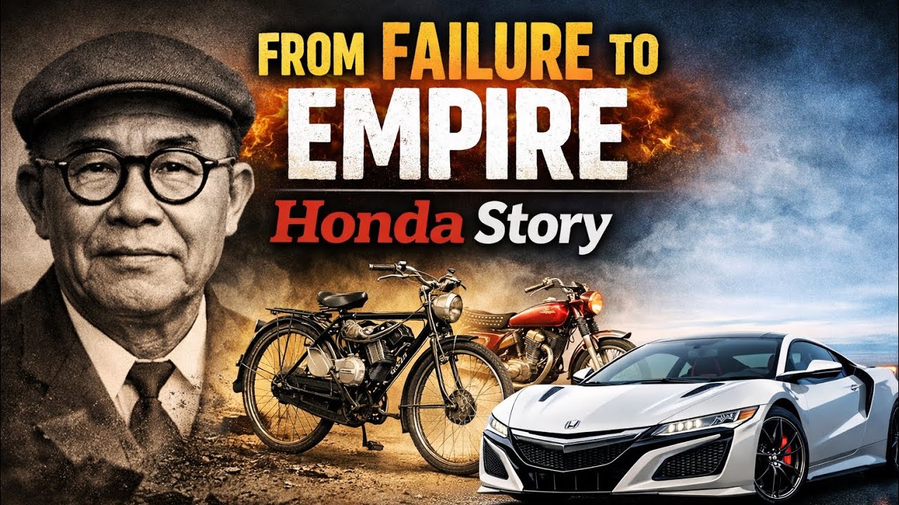 How Honda Was Built | From Failure to a Global Empire | Honda Success Story