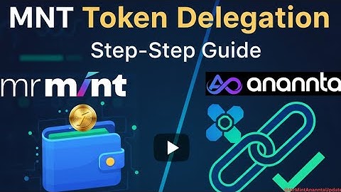 How to Delegate MNT Token | Full Delegation Process with Google Authenticator