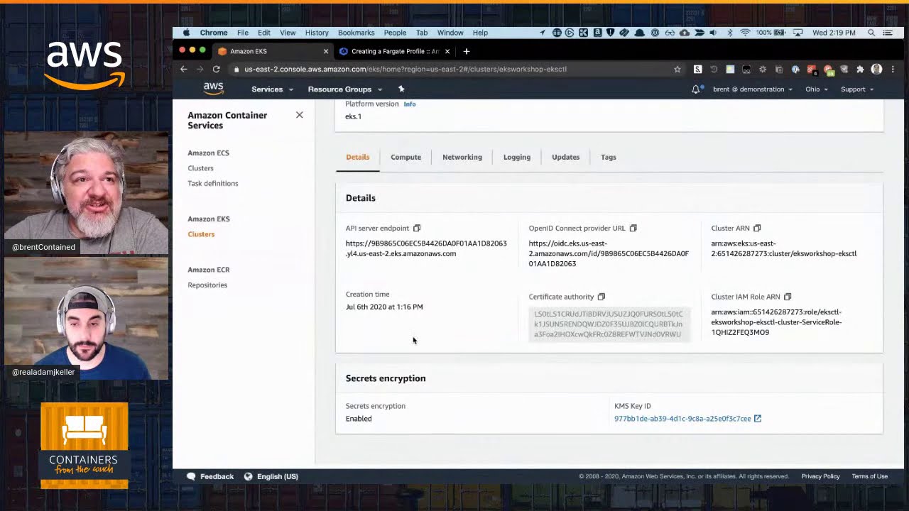 Deploying your app to AWS Fargate on Amazon EKS - YouTube
