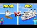 Minecraft NOOB vs. PRO: SHIP in Minecraft! AVM SHORTS Animation