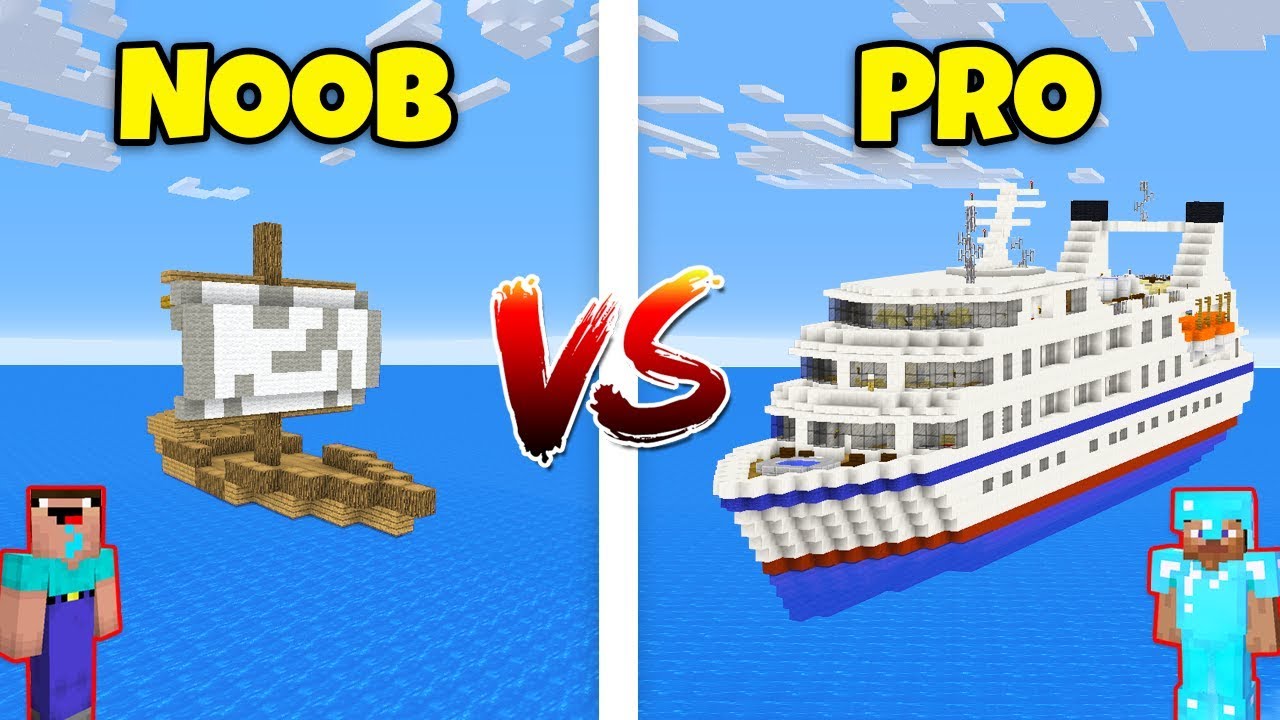 Minecraft NOOB vs. PRO: SHIP in Minecraft! AVM SHORTS ...