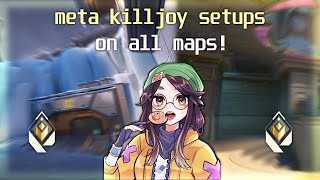 *NEW* Radiant Killjoy Setups For Every Map! (Valorant Guide)