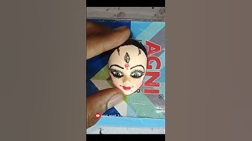 durga maa face making with clay 🌸 Durga maa making #shorts #short #art #shortsfeed #clay #diy