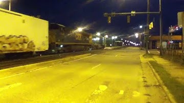 [CSXT]4418 GP40-2 & A ES40DC  Leads The Tropicana Juice Train SB Through Fay NC W/Hs On 10/29/14