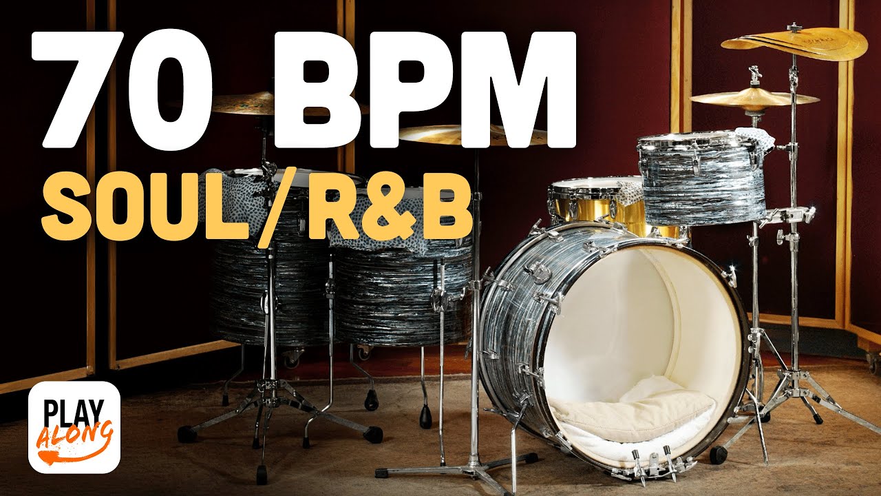 [70BPM] Soul/R&B Drum Backing Track #2