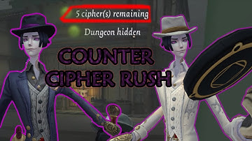 how to counter cipher rush with wuchang | identity v