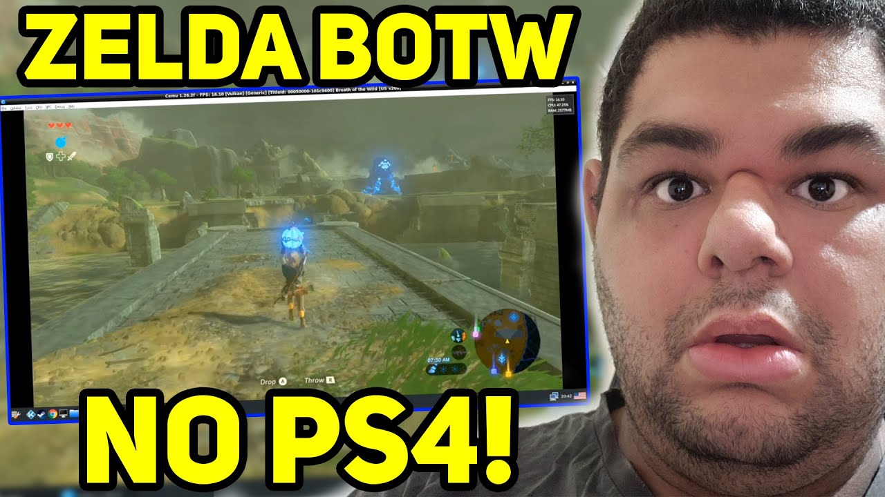 Video) The Legend of Zelda Breath of the Wild running on PS4 