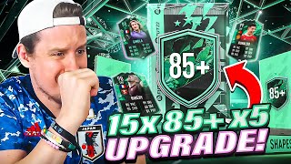 I opened 15x 85+ x5 UPGRADE PACKS and THIS happened! FIFA 22 Ultimate Team