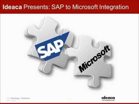 Ideaca Presents: SAP to Microsoft Integration - A Brief Look at the Possibilities.wmv