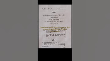 B.Ed sp.edu.(ID/MR)3rd sem. Intervention and Teaching Strategies , Chaudhary Ranbir Singh Uni. #crsu