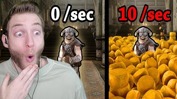 CHEESE BROKE SKYRIM!! Reacting to "Skyrim, but NPCs spawn a Cheese Wheel every second" by DougDoug