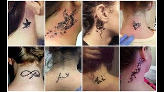 30 Simple & Beautiful Neck Tattoos For Girls 2023 | Latest Neck Tattoos For women | Tattoos Designs!