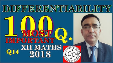 Q14 Class 12 Maths 100 Most Important Questions For CBSE Board Exam 2018 Sample Paper R B Classes