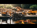 Enjoy Remote Control The Big RC Excavator Bulldozer  Tractor in the Summer