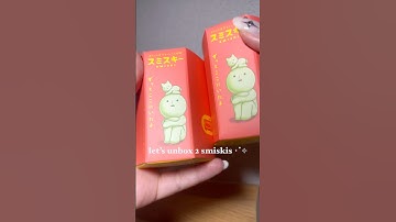let’s unbox 2 smiskis 🤍 #smiski #unboxing #unboxingvideo #miniaturefigures