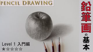 鉛筆画の基礎 まずはリンゴを描いてみよう デッサン Drawing Youtube