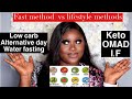 Types of diet and the best for your body type | OMAD, keto, intermittent fasting, low carb