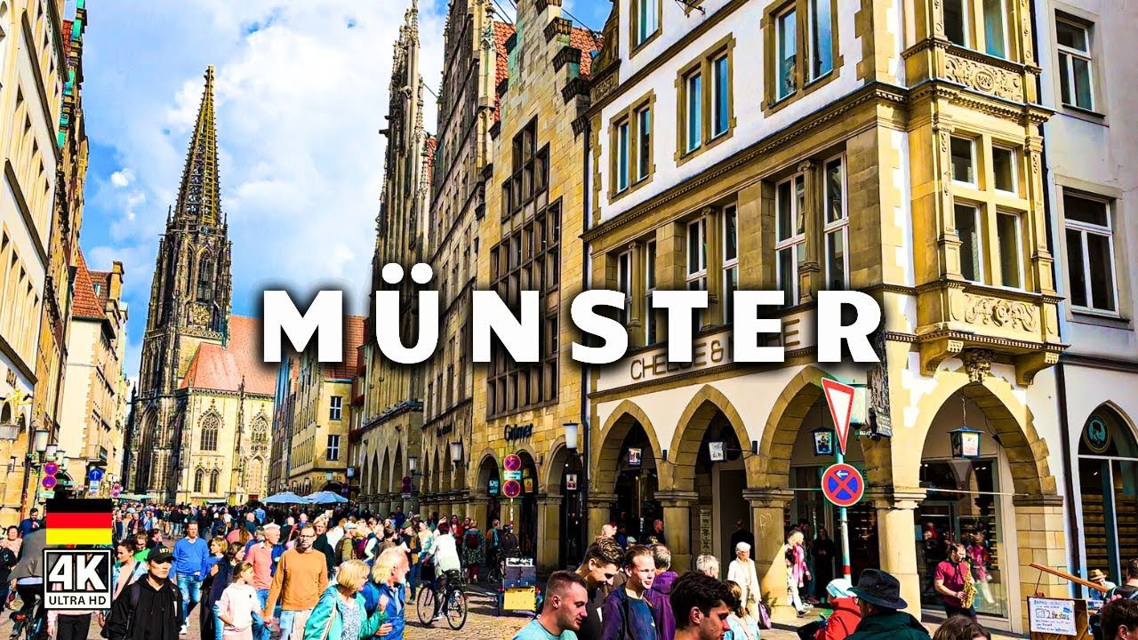 Münster, Germany 4k Walking Tour