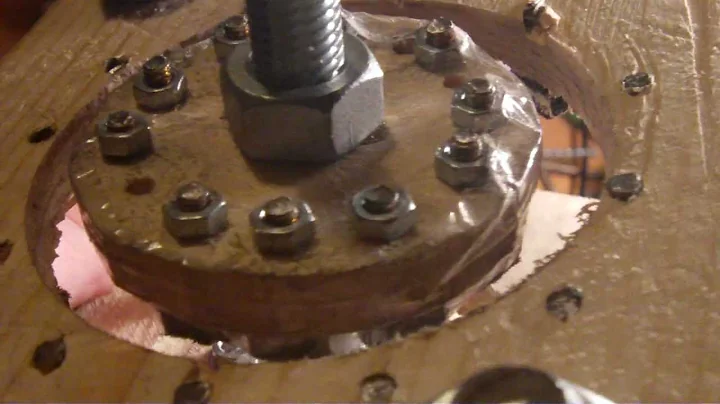 Neodymium permanent Magnetic bearing attempt 48 magnets,