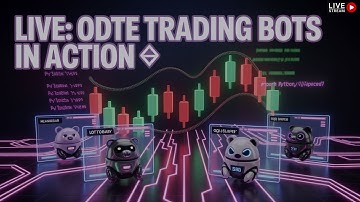 LIVE PAPER  TRADING: 0DTE Bots in Action (SPY & QQQ) | MeanieBear, LottoBaby, BelairBaby & Sniper 🔥💻