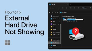 how to fix external hard drive not working on windows 11