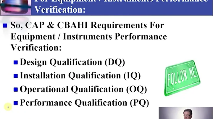 30  Equipment Instruments Performance Qualification Validation Verification Lesson 2