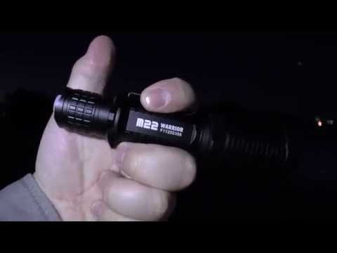Olight M22 Warrior 950 Lumens Flashlight Outdoor Field Test Review