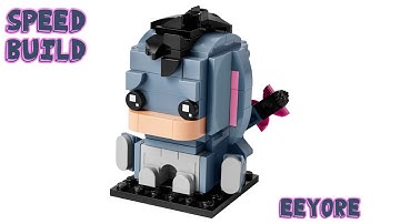 Speed Build | Lego Brickheadz 40797 Eeyore | Disney | Winnie The Pooh | Stop Motion