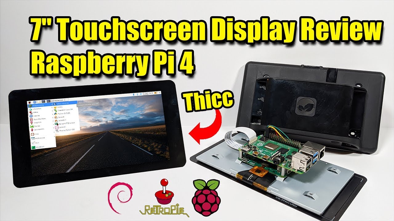 Verlenen klinker Leeds Official Raspberry Pi 4 7" Touchscreen Display Review - Is it Any Good? -  YouTube