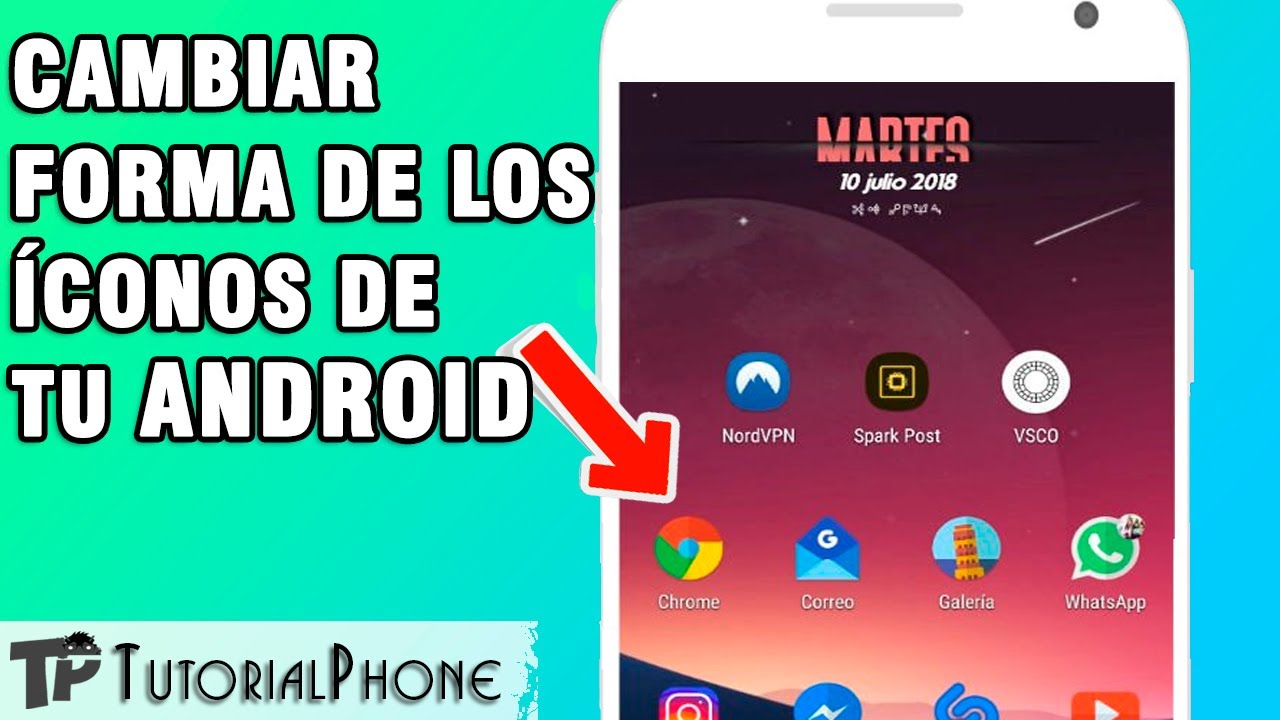 Cómo CAMBIAR LOS ICONOS en tu teléfono Android SIN DESCARGAR Apps - YouTube