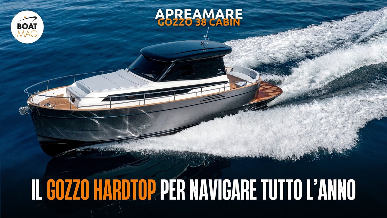 Il TEST dell’Apreamare Gozzo 38 Cabin, l'inedito gozzo sorrentino con l'hardtop