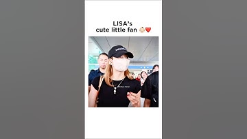 Lisa with her cute Blink🙈 #trending #blackpink #lisa #jennie #jisoo #rosé #viralshorts #fyp #cute