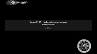 01.05.1 Mechanical rotational elements