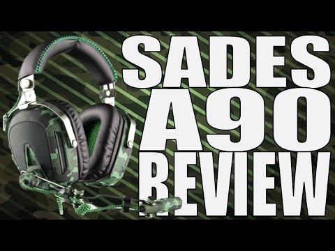 Sades A90 Gaming Headset Review + Mic Test