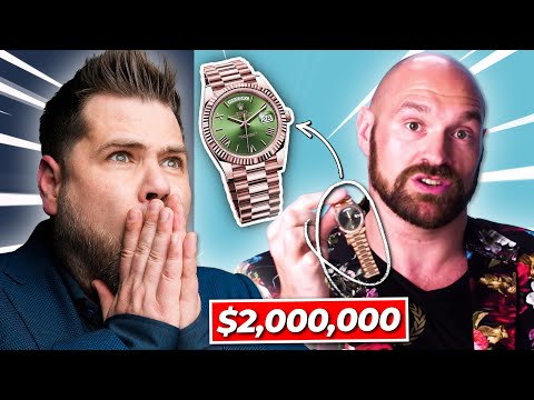 Watch Expert Reacts to Tyson Fury's INSANE Watch Collection