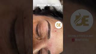Get your eyebrows Enhanced microblading youtubeshorts viralshort trendingshorts pmuacademy yt