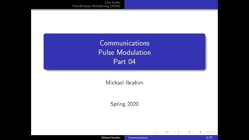 Communications - Video Lecture - Pulse Modulation - Part05