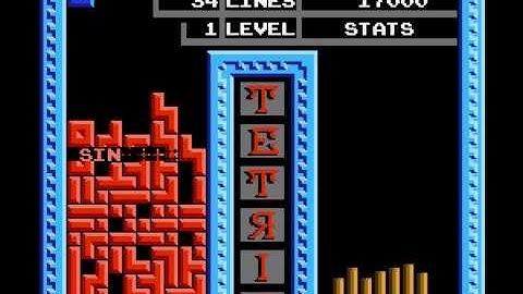 Tetris The Soviet Mind Game (Tengen) (NES) Gameplay