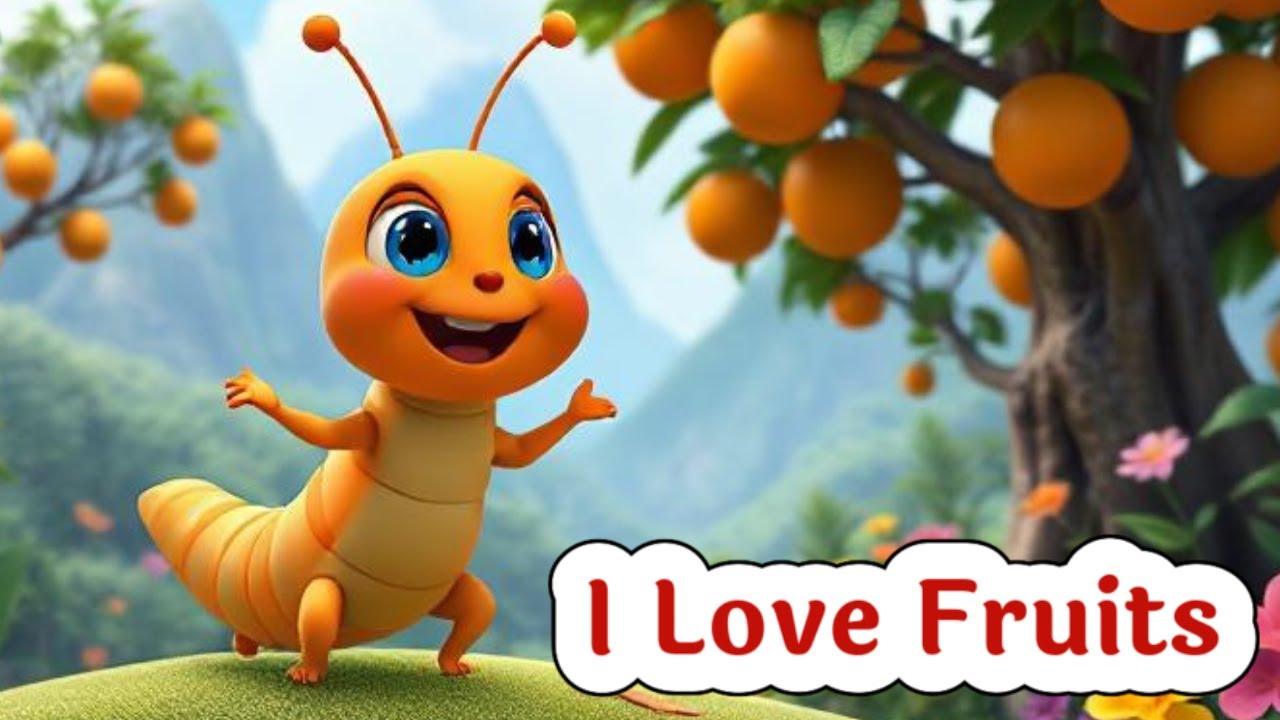 I Love Fruits 🍎🍌🍇 | Fun Fruits Song for Kids | Nursery Rhymes for ...