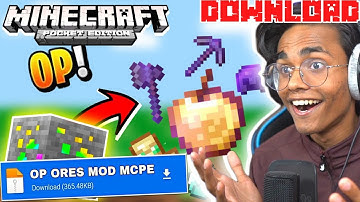 MINECRAFT, BUT ORES DROP SUPER EPIC ITEMS MOD DOWNLOAD | Like  @imbixu | MCPE MOD