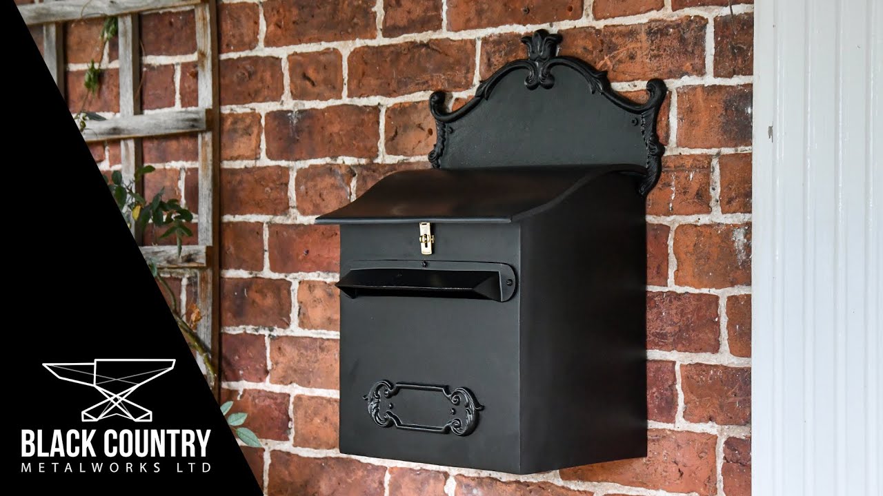 “Espresso” Black Goldhay Secure Post and Parcel Box