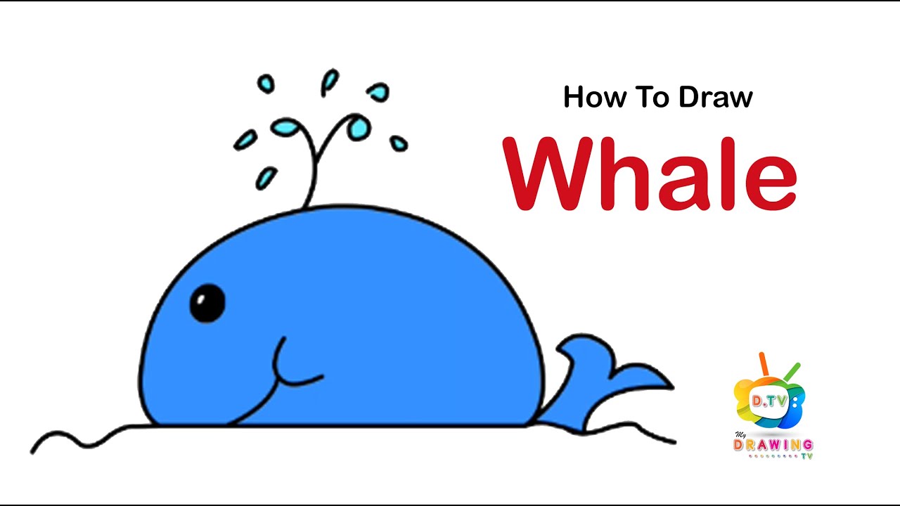 How To Draw A Whale Easy Drawing Step By Step 123