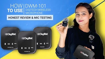 DigiTek DWM-101 Wireless Microphone System | Detail Review | How to use & Noise Testing l DS GALAXY
