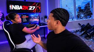 ANGRY GIRLFRIEND DELETES ALL MY GAMES THEN SURPRISED ME WITH NBA 2K27